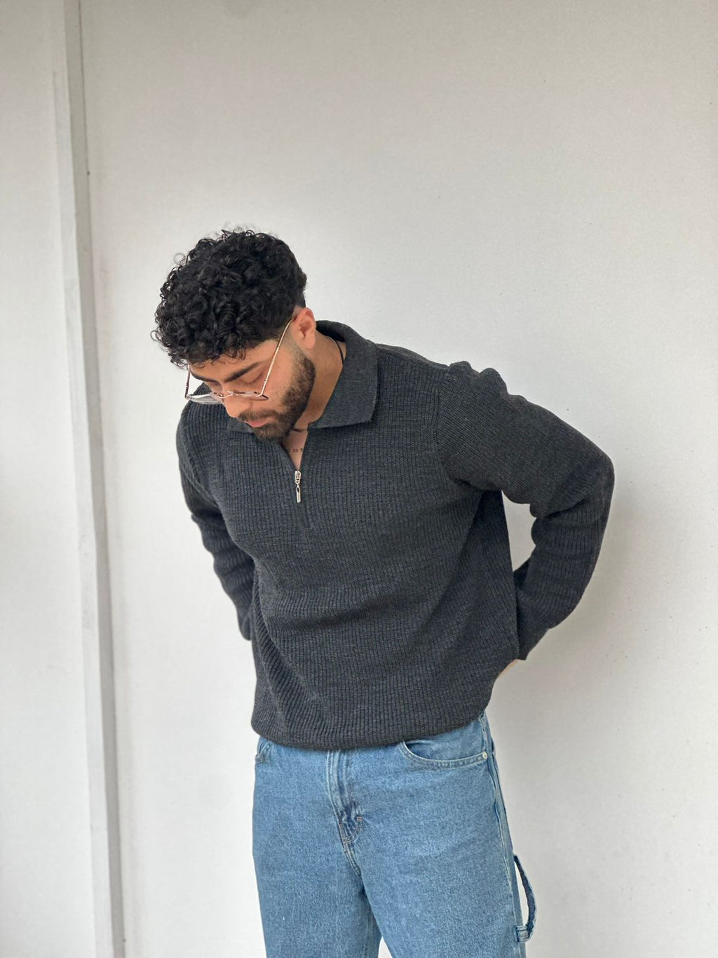 Buso Milan Tejido- Manga larga con Cuello polo